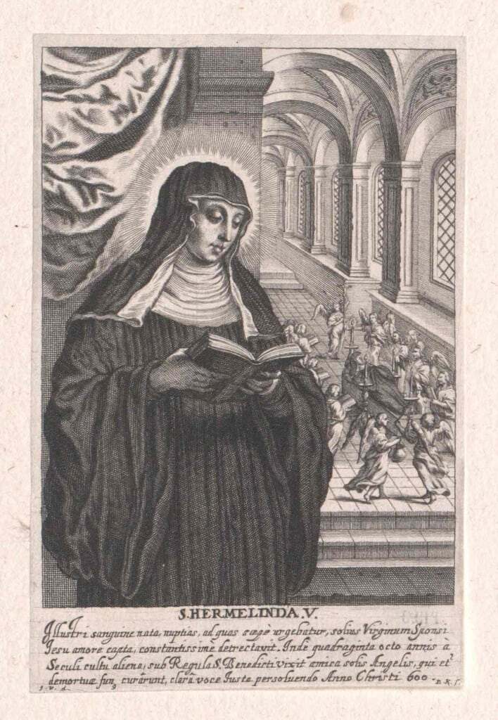 Hl. Ermelindis / Österr.Nat.bibliothek; http://europeana.eu/