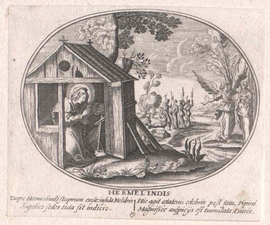 Heilige Ermelindis / Österr.Nat.bibliothek; http://europeana.eu/